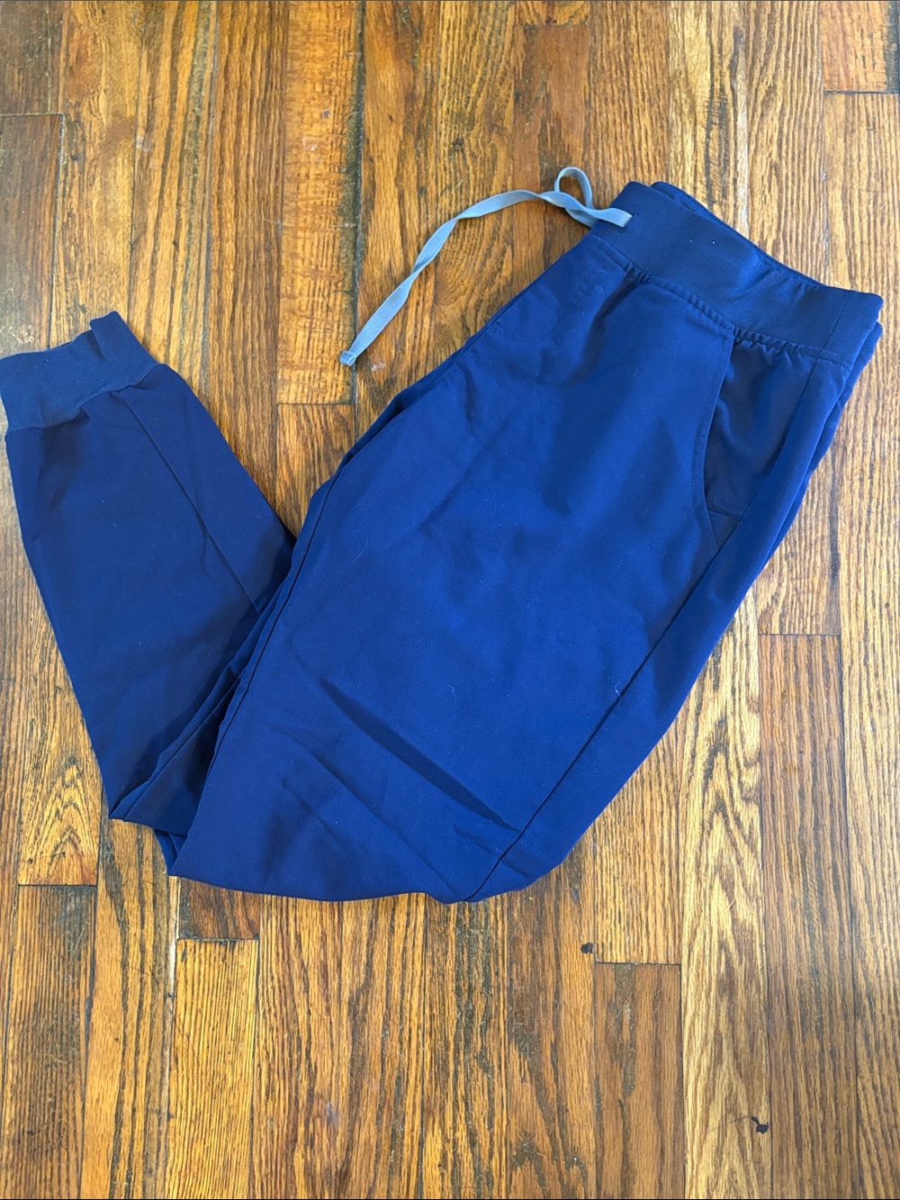 🎉Like New! Figs Navy Jogger Pants with Drawstring